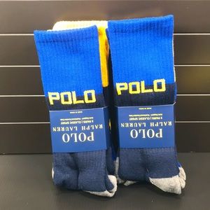 Polo ralph lauren Classic sport arch support Men’s socks Cushioned comfort sole